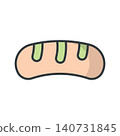 Bread icon vector design templates simple and modern concept 140731845
