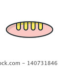 Bread icon vector design templates simple and modern concept 140731846