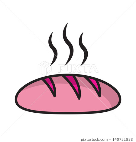 Bread icon vector design templates simple and modern concept Bread icon vector design templates simple and modern concept 140731858