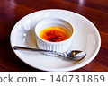 Crème brûlée is a French name meaning "burnt cream." 140731869