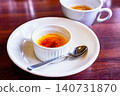 Crème brûlée is a French name meaning "burnt cream." 140731870