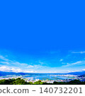 Panoramic view of Suwa city and Lake Suwa [View from Tateishi Park] 140732201