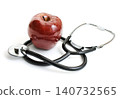 apple and stethoscope 140732565