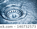 stainless steel kitchen sink 140732573
