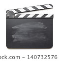 Clapper board on white background 140732576