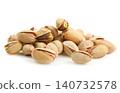 Pistachios on a white background 140732578