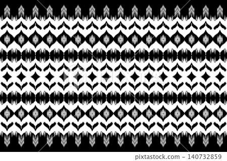 Seamless ikat oriental design pattern. ikat geometric ethnic pattern. ikat pattern design for clothing, textile, wrapping, background, wallpaper, carpet, embroidery, print, vector, illustration design Seamless ikat oriental design pattern. ikat geometric ethnic pattern. ikat pattern design for clothing, textile, wrapping, background, wallpaper, carpet, embroidery, print, vector, illustration design 140732859