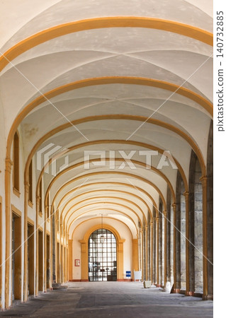 Archway in the abbey of Cluny in Burgundy, France Archway in the abbey of Cluny in Burgundy, France 140732885