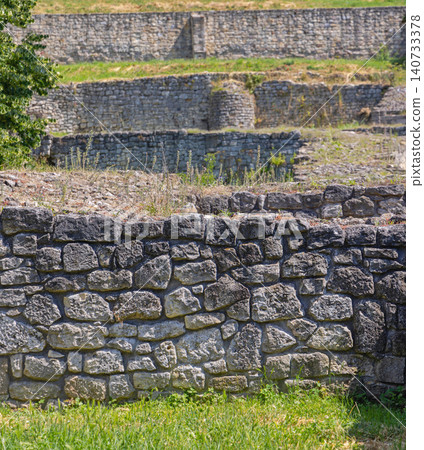 Stone Walls in Park 140733378