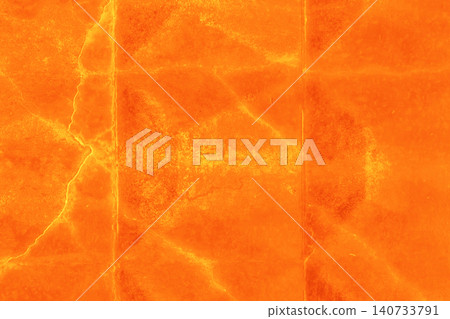 Old dirty cracked concrete worn cement texture weathered wall damaged grunge broken rough background orange bright 140733791