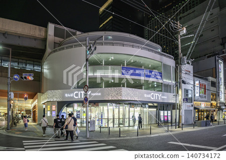 大阪府大阪市難波市難波大阪夜景 大阪府大阪市難波市難波大阪夜景 140734172