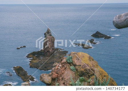 【積丹半島】神威岬的景色，讓您享受北海道壯麗的自然風光。 140734177