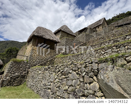 Inside the Machu Picchu ruins Inside the Machu Picchu ruins 140734312