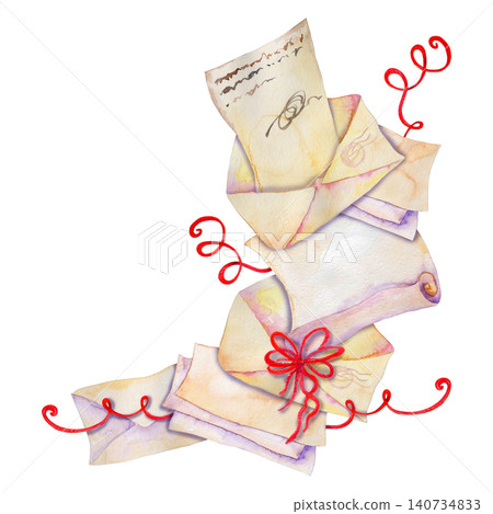 A watercolor composition featuring for decorating book chapters, greeting cards, and invitations. A watercolor composition featuring for decorating book chapters, greeting cards, and invitations. 140734833