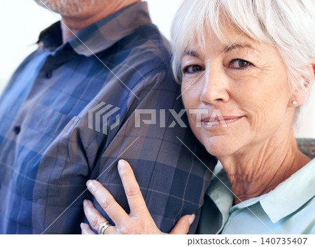 Portrait, senior couple and woman with partner for love, care or bonding together in studio. Face, people or elderly person with commitment to marriage, loyalty or healthy relationship in retirement Portrait, senior couple and woman with partner for love, care or bonding together in studio. Face, people or elderly person with commitment to marriage, loyalty or healthy relationship in retirement 140735407
