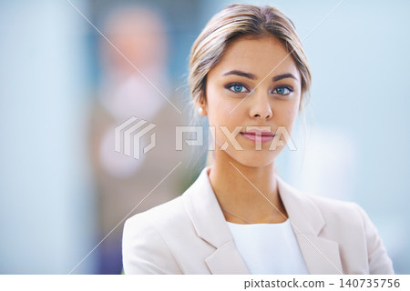Businesswoman, portrait and corporate professional in office building as financial advisor or investment, opportunity or deal. Female person, face and workplace pride in accounting, career or startup Businesswoman, portrait and corporate professional in office building as financial advisor or investment, opportunity or deal. Female person, face and workplace pride in accounting, career or startup 140735756