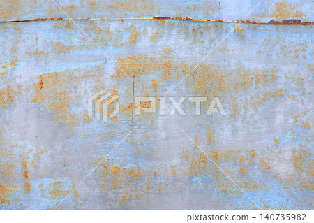 Galvanized steel sheet texture with rust spots and aged rivets Galvanized steel sheet texture with rust spots and aged rivets 140735982