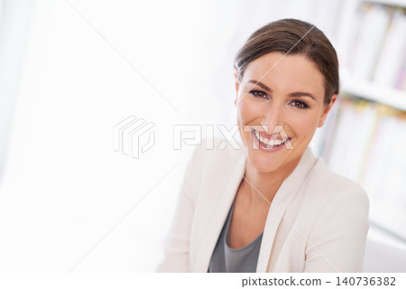 Self employed, creative and portrait of woman, smile and happy for working in business as publisher. Adult, female person and girl with joy in career of book industry, professional and confident Self employed, creative and portrait of woman, smile and happy for working in business as publisher. Adult, female person and girl with joy in career of book industry, professional and confident 140736382