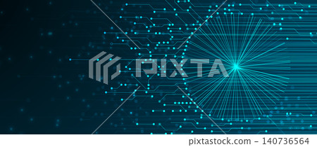 Abstract technology big data visualization for business presentations and scientific research Abstract technology big data visualization for business presentations and scientific research 140736564