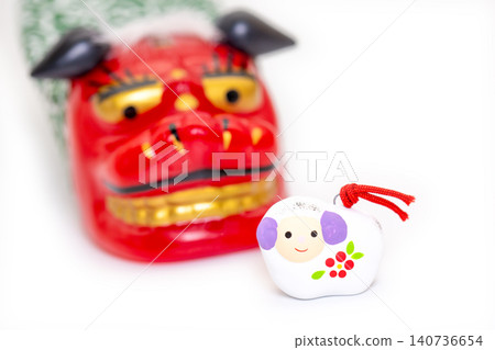 2027年新年祝福:舞獅和羊泥鈴 2027年新年祝福:舞獅和羊泥鈴 140736654