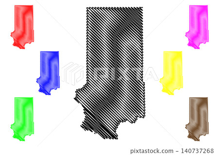 Trempealeau County, State of Wisconsin (U.S. county, United States of America, US) map vector illustration, scribble sketch Trempealeau map Trempealeau County, State of Wisconsin (U.S. county, United States of America, US) map vector illustration, scribble sketch Trempealeau map 140737268