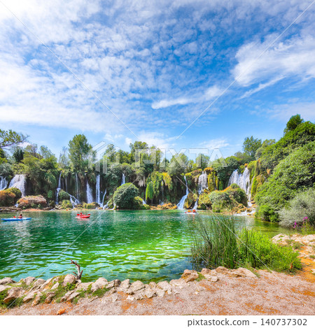 Remarkable Kravice waterfalls in the National Park of Bosnia and Herzegovina. Remarkable Kravice waterfalls in the National Park of Bosnia and Herzegovina. 140737302