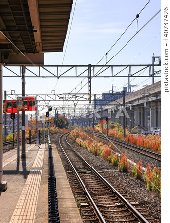 Overhead catenary wire structure use for connecting the train Pantograph of an electric train. Overhead catenary wire structure use for connecting the train Pantograph of an electric train. 140737426