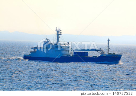 Supporting the vital shipping routes to the Izu Islands... the passenger and cargo ship [Aogashima Maru] 140737532