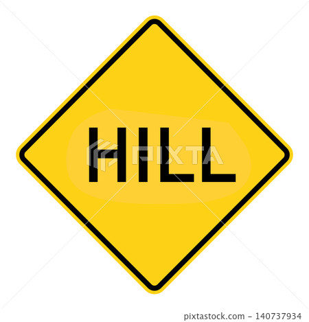 American road sign: Gradient American road sign: Gradient 140737934