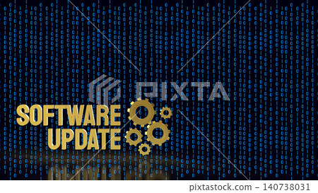 Software Update Technology For Secure Digital Innovation 3d render. 140738031