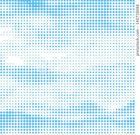 Halftone cloud background. White dotted clouds in blue sky. Pop art heaven wallpaper for banner, brochure, collage, poster, leaflet. Rasterized smoke, smog or fog texture. Vector Halftone cloud background. White dotted clouds in blue sky. Pop art heaven wallpaper for banner, brochure, collage, poster, leaflet. Rasterized smoke, smog or fog texture. Vector 140738088