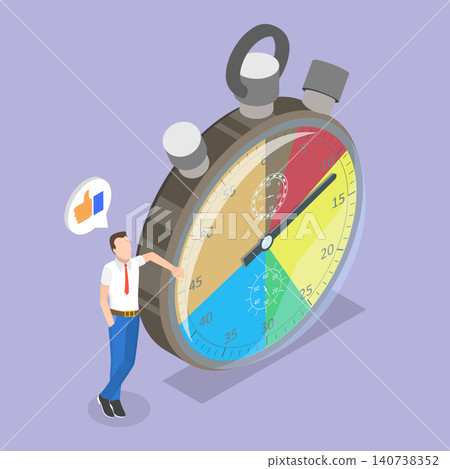 3D Isometric Flat Vector Illustration of Time Tracking, Effective Time Management For Project And Productivity 3D Isometric Flat Vector Illustration of Time Tracking, Effective Time Management For Project And Productivity 140738352