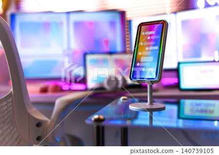 smart phone, future, desk 140739105