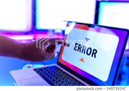 筆記型電腦上的錯誤訊息 140739147