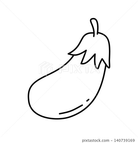 eggplant vegetable outline eggplant vegetable outline 140739169
