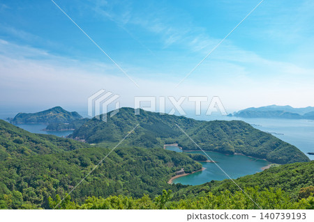[Landscape from Miejima Observatory] Mie-Shima Tenchi, Minamiise-cho, Watarai-gun, Mie Prefecture 140739193