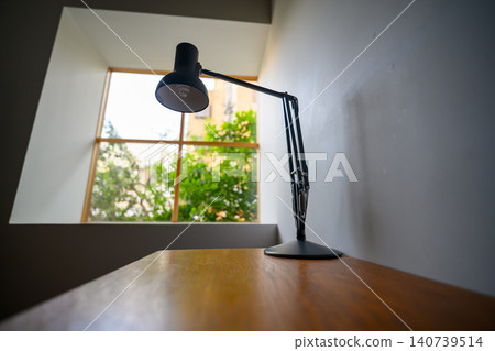 Desk lamp details and light Desk lamp details and light 140739514