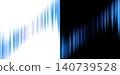 Blue wavy light curtain, transparent background, decorative light effect material. 140739528