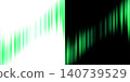 Green wavy light curtain, transparent background, decorative light effect material. 140739529