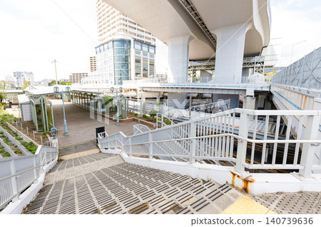 Around Maiko Station, under the Akashi Kaikyo Bridge overpass Around Maiko Station, under the Akashi Kaikyo Bridge overpass 140739636