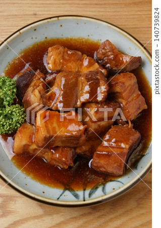 Tender braised pork belly Tender braised pork belly 140739824