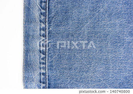 blue denim texture isolated on white background, jean fashion style blue denim texture isolated on white background, jean fashion style 140740800