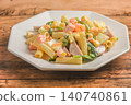 Colorful macaroni salad 140740861
