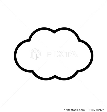 雲圖示向量圖 雲圖示向量圖 140740924