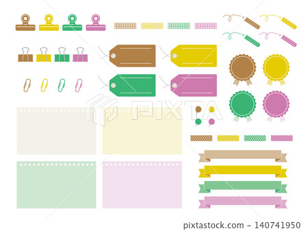 Set of clips and tags Set of clips and tags 140741950
