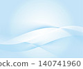 Blue wave background 140741960