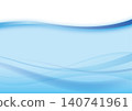 Blue wave background 140741961
