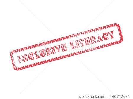 Inclusive Literacy Endorsement Stamp Advocating Reading and Writing Skills for All Individuals 140742685