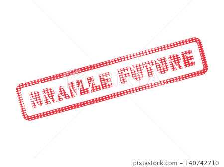 Braille Future concept stamp promoting accessibility and forward thinking for an inclusive world Braille Future concept stamp promoting accessibility and forward thinking for an inclusive world 140742710