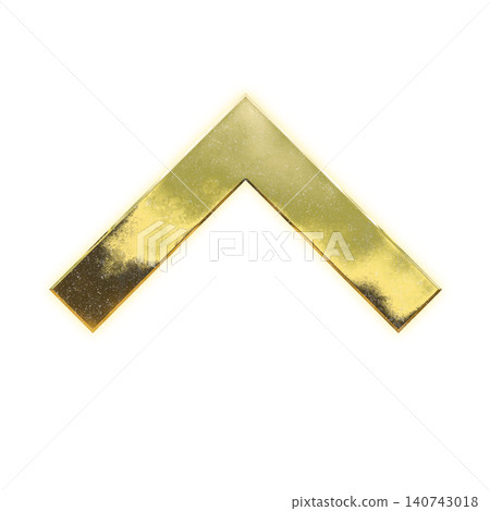 Golden folding icon, alpha channel Golden folding icon, alpha channel 140743018